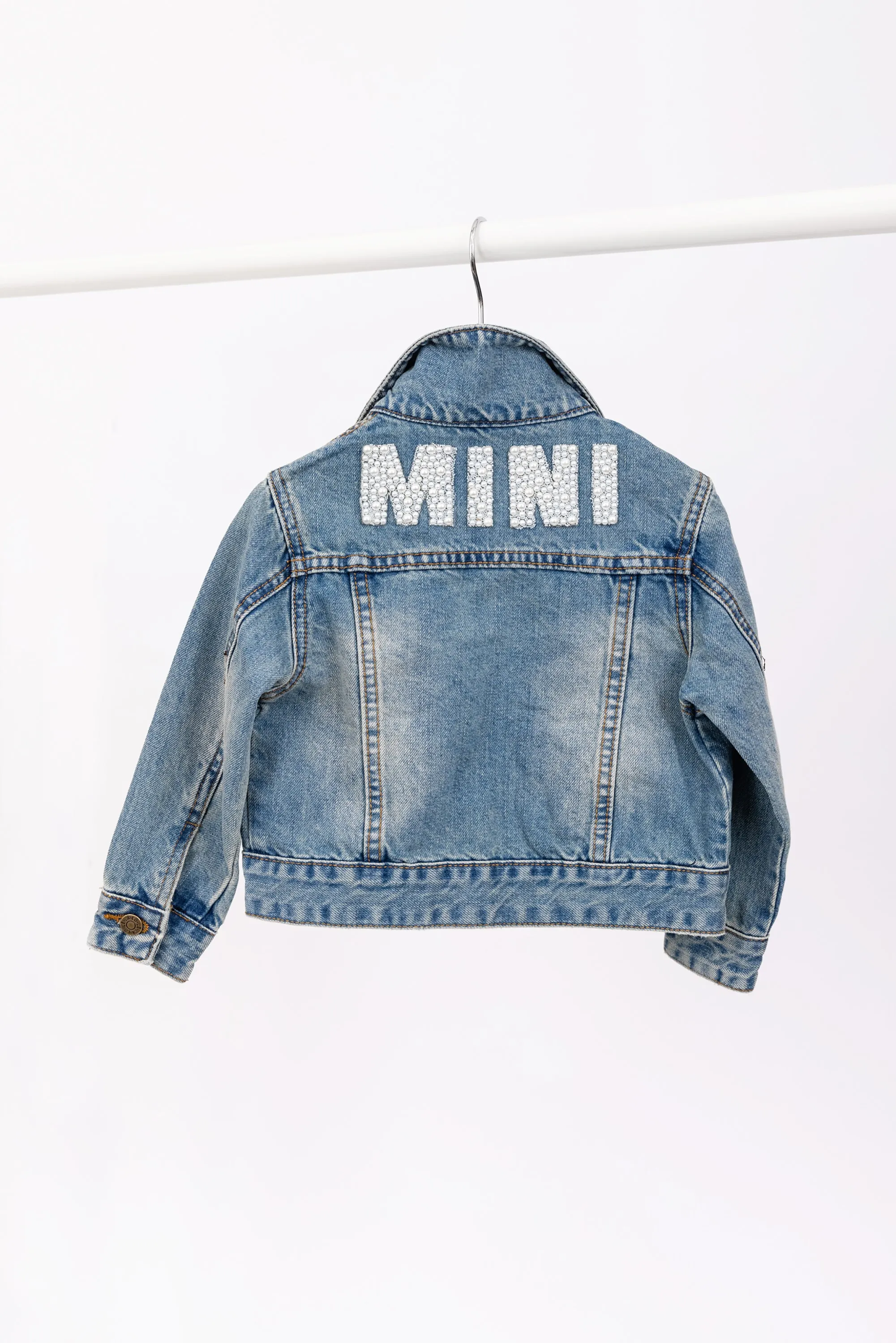 Le La Lo Mini Appliqué Denim Jacket