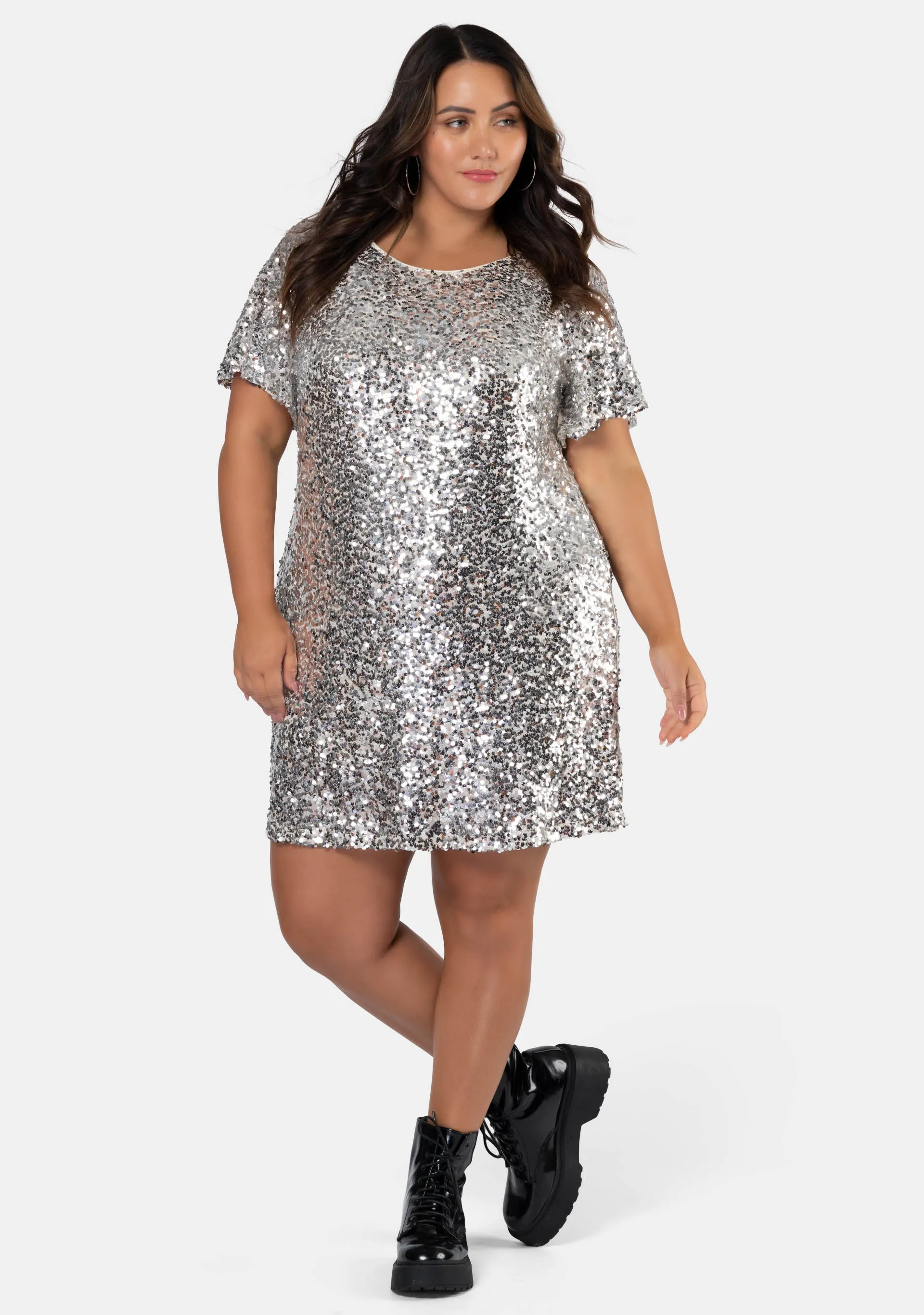 Light My Body Sequin Dress