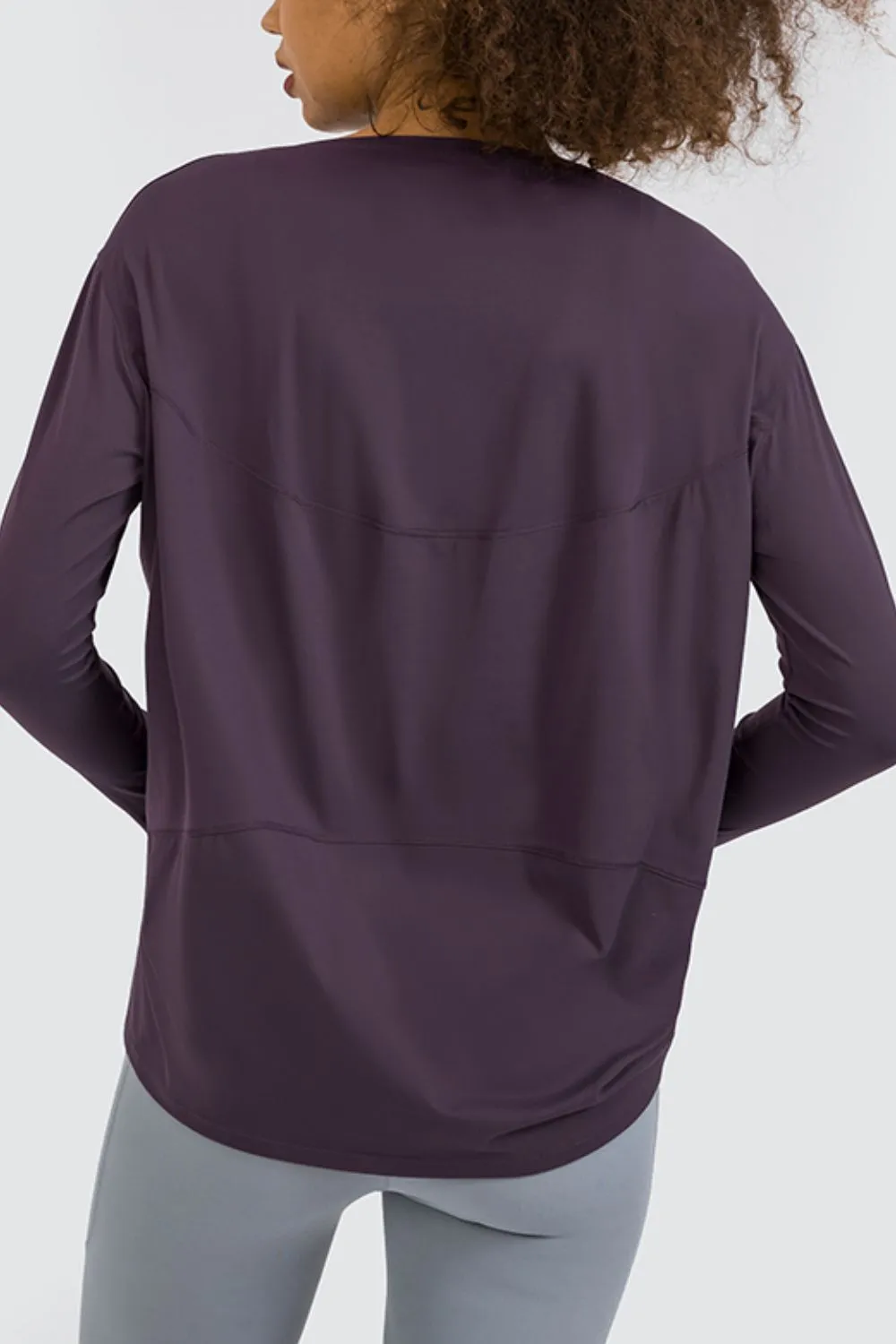 Loose Fit Long Sleeve Active Top