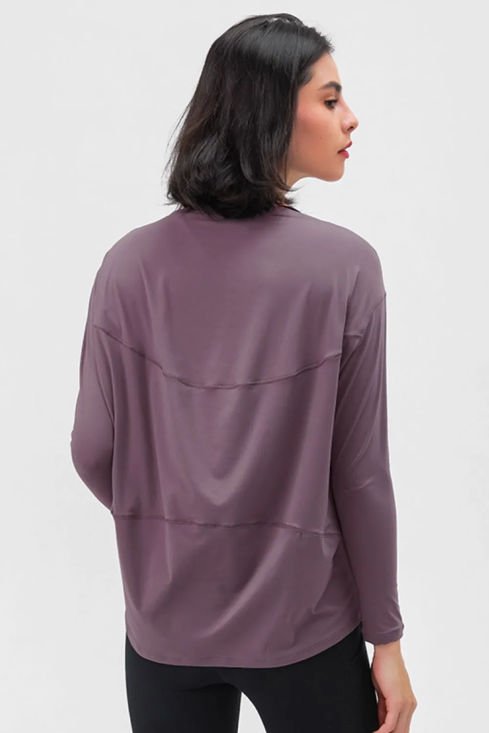 Loose Fit Long Sleeve Active Top