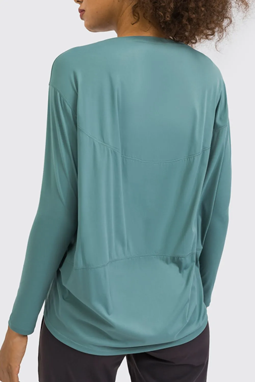 Loose Fit Long Sleeve Active Top