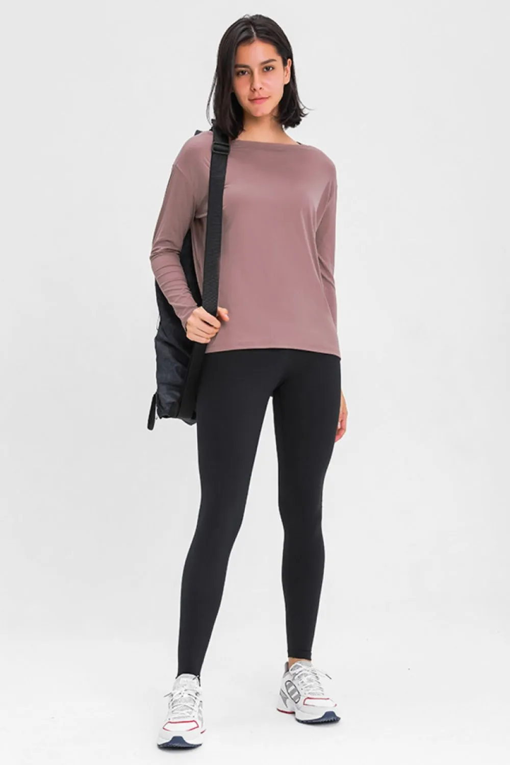 Loose Fit Long Sleeve Active Top