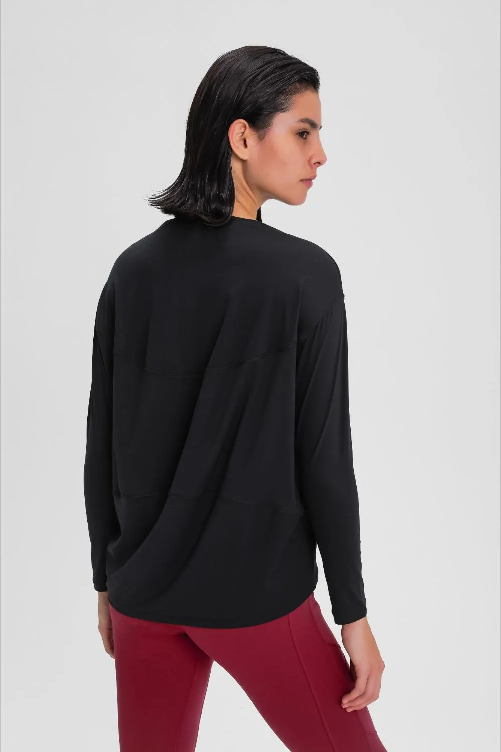 Loose Fit Long Sleeve Active Top