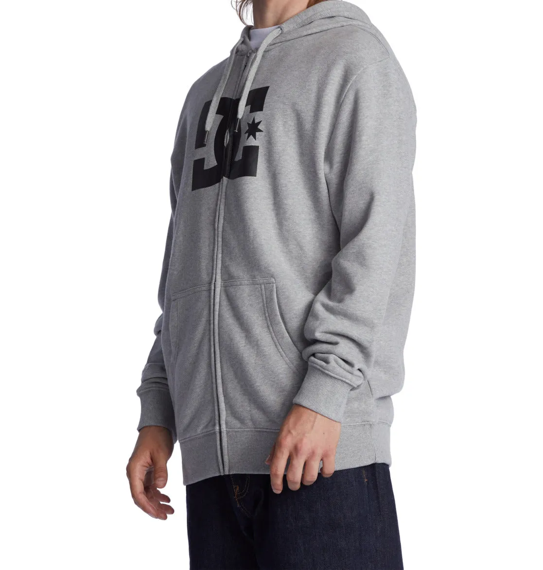 Mens DC Star Zip-Up Hoodie