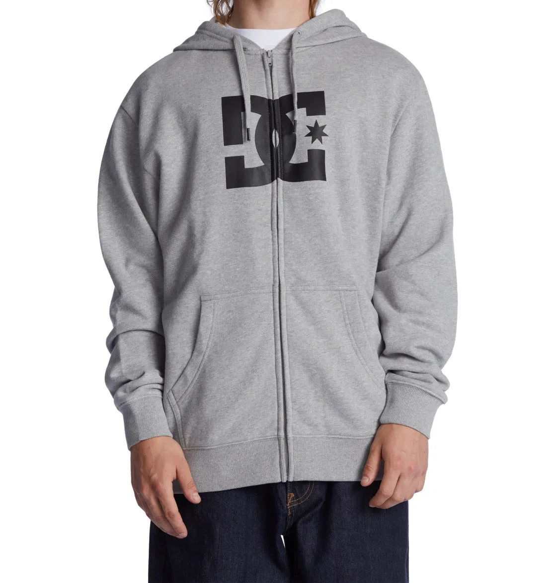 Mens DC Star Zip-Up Hoodie