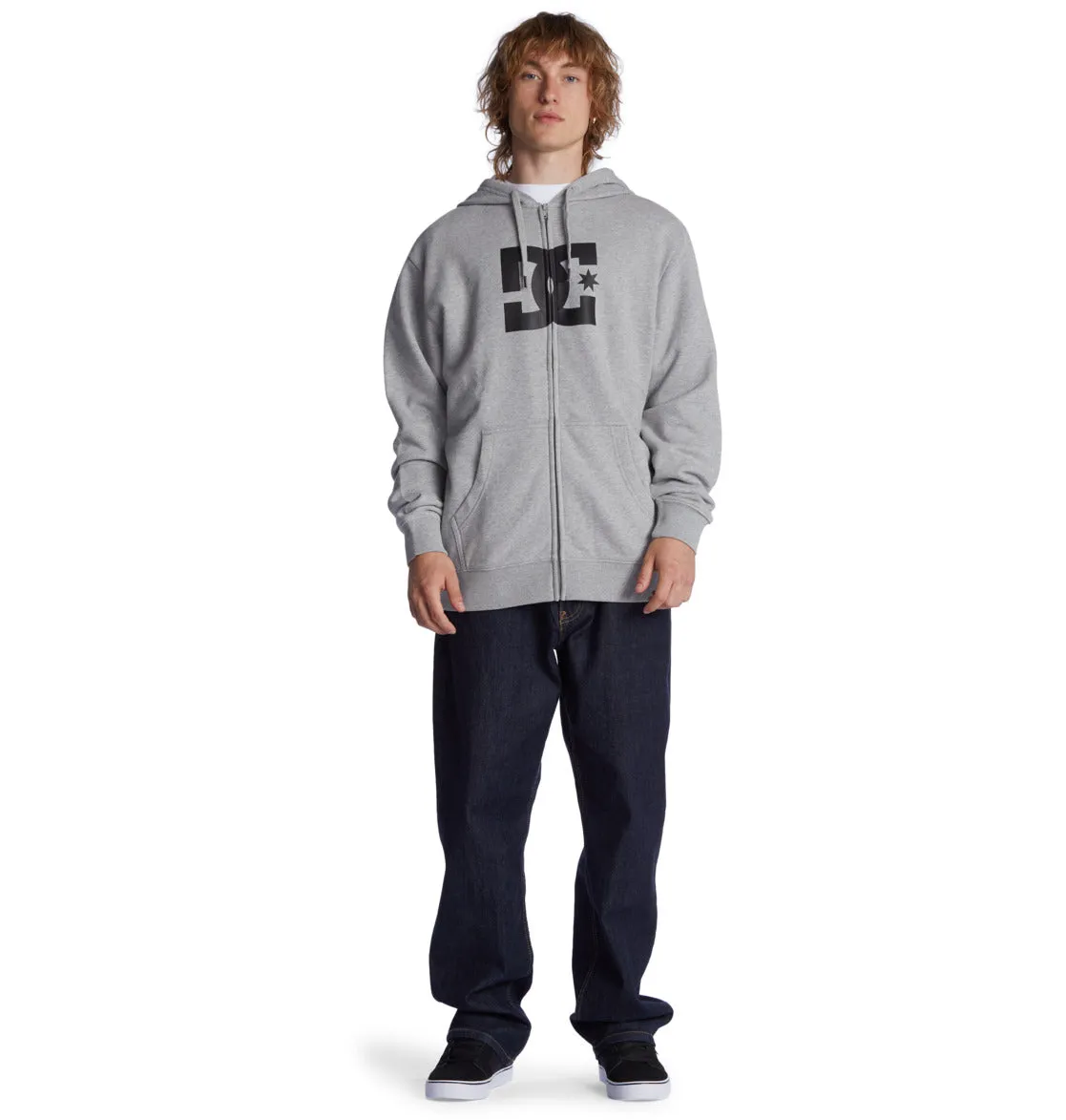 Mens DC Star Zip-Up Hoodie