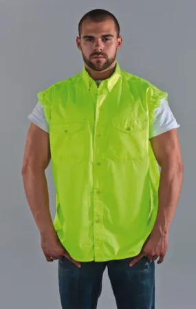 Mens Flourescent Sleeveless