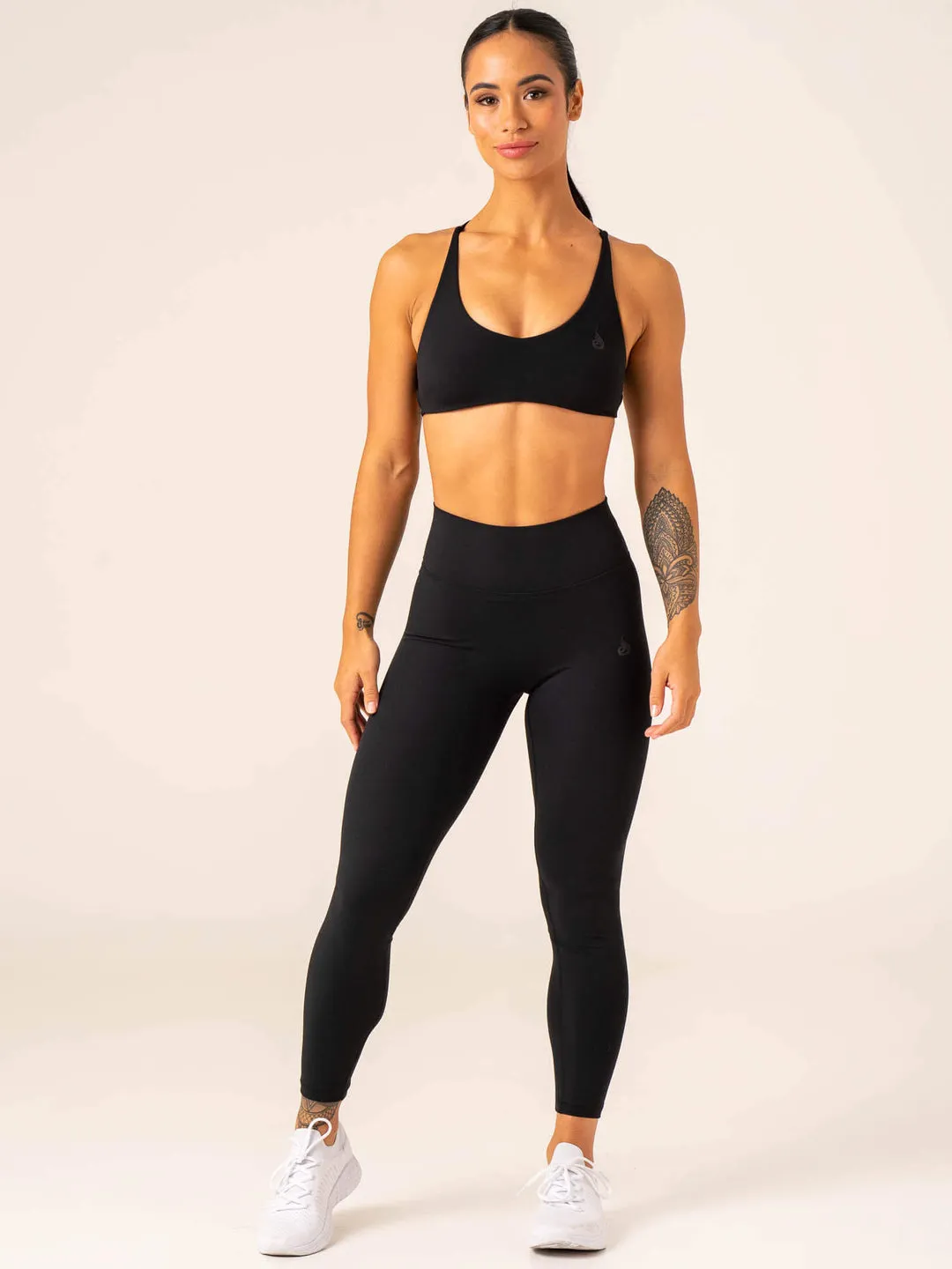 NKD High Waisted Scrunch Leggings | Black