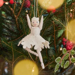 Nutcracker Ballet Snowflake Ornament - Light