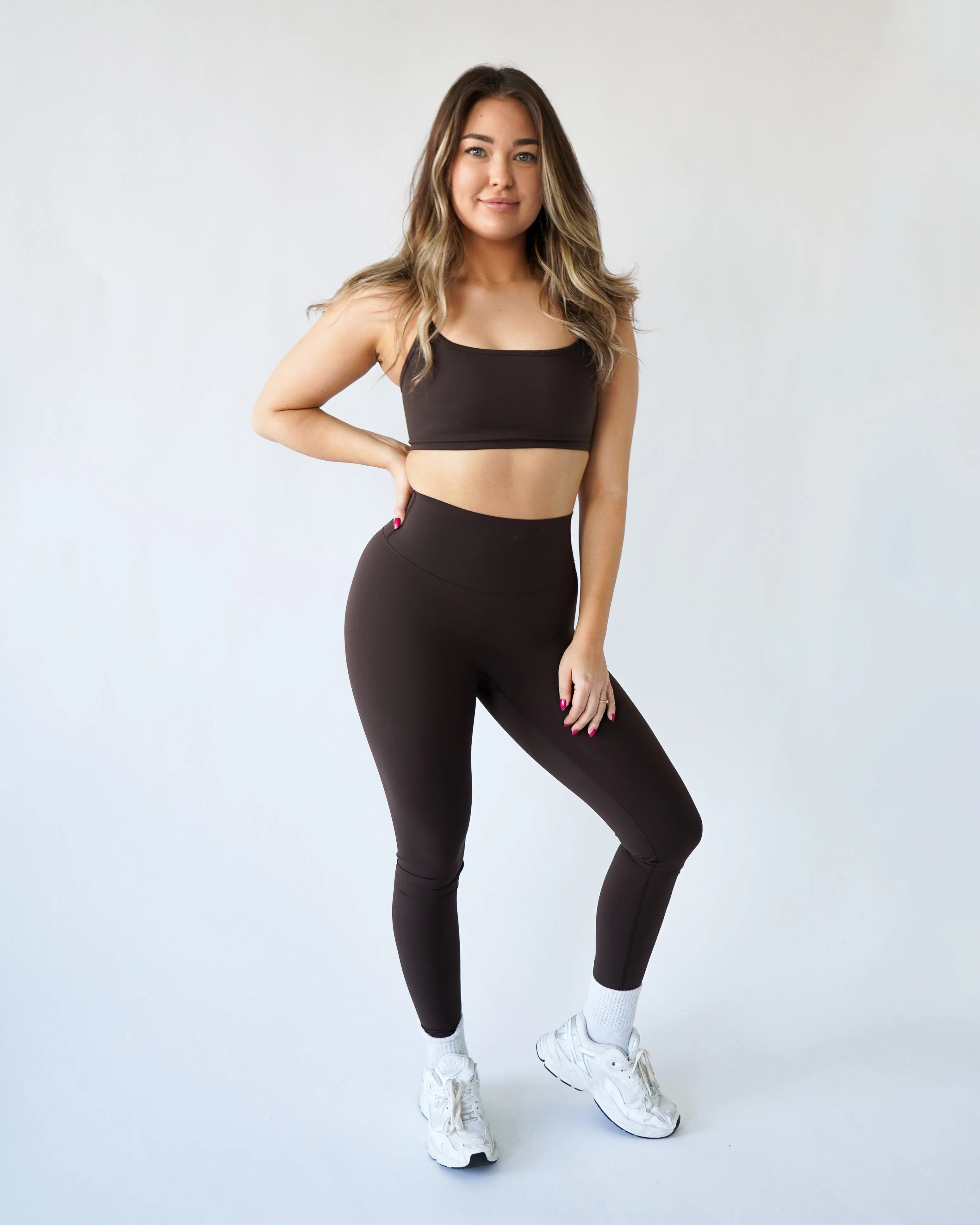 Onyx High Rise Leggings - Teddy