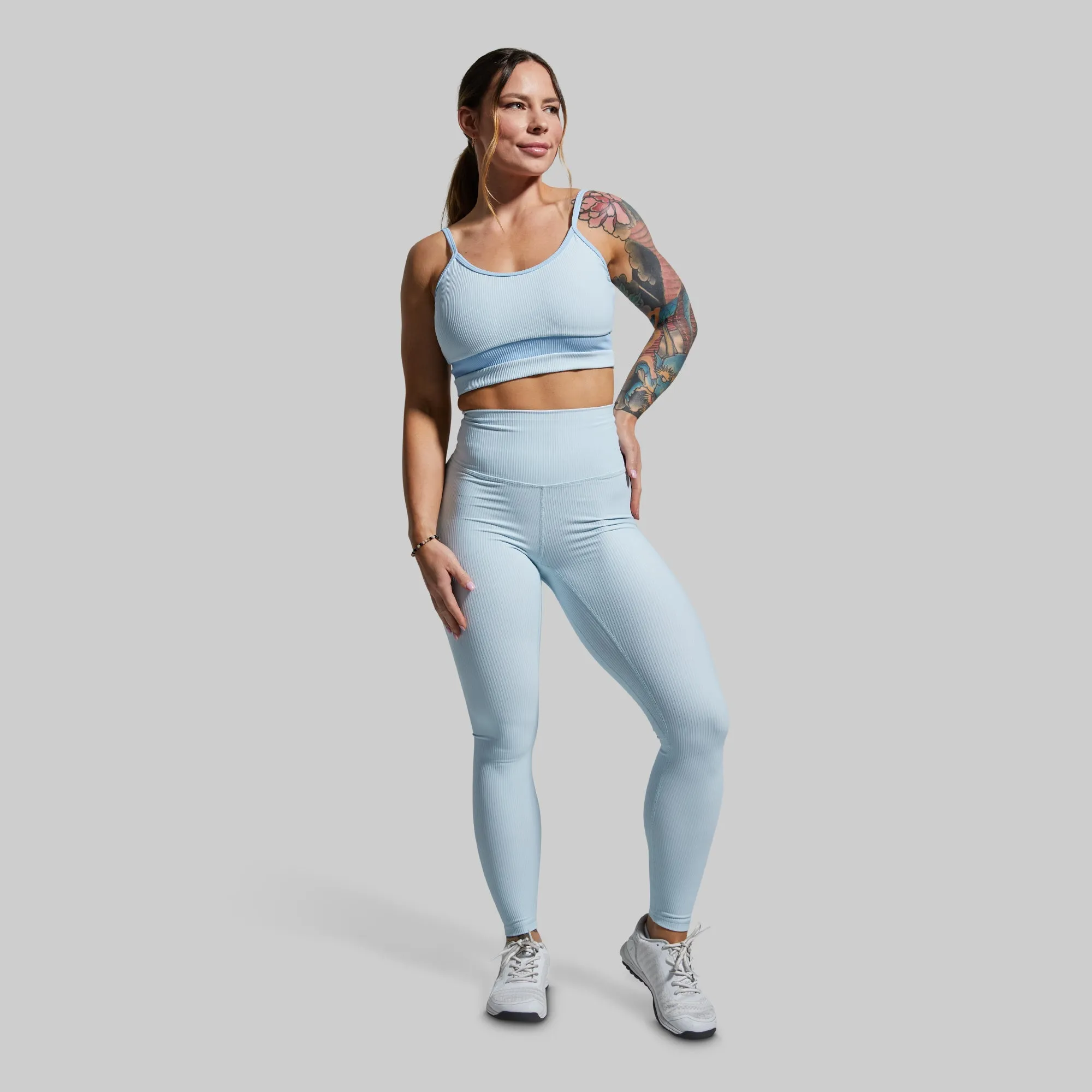 Out of Line Sports Bra (Angel Blue)