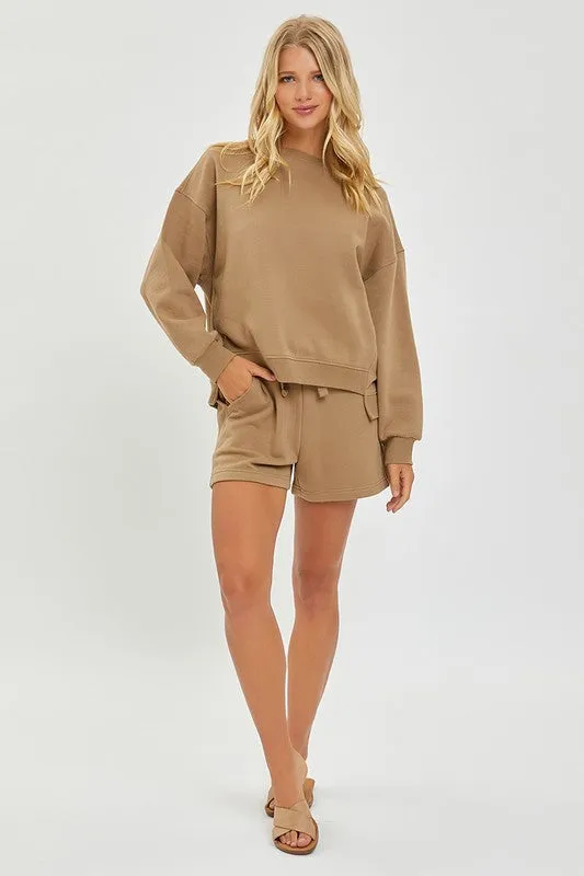 Oversized Step Hem Shirts