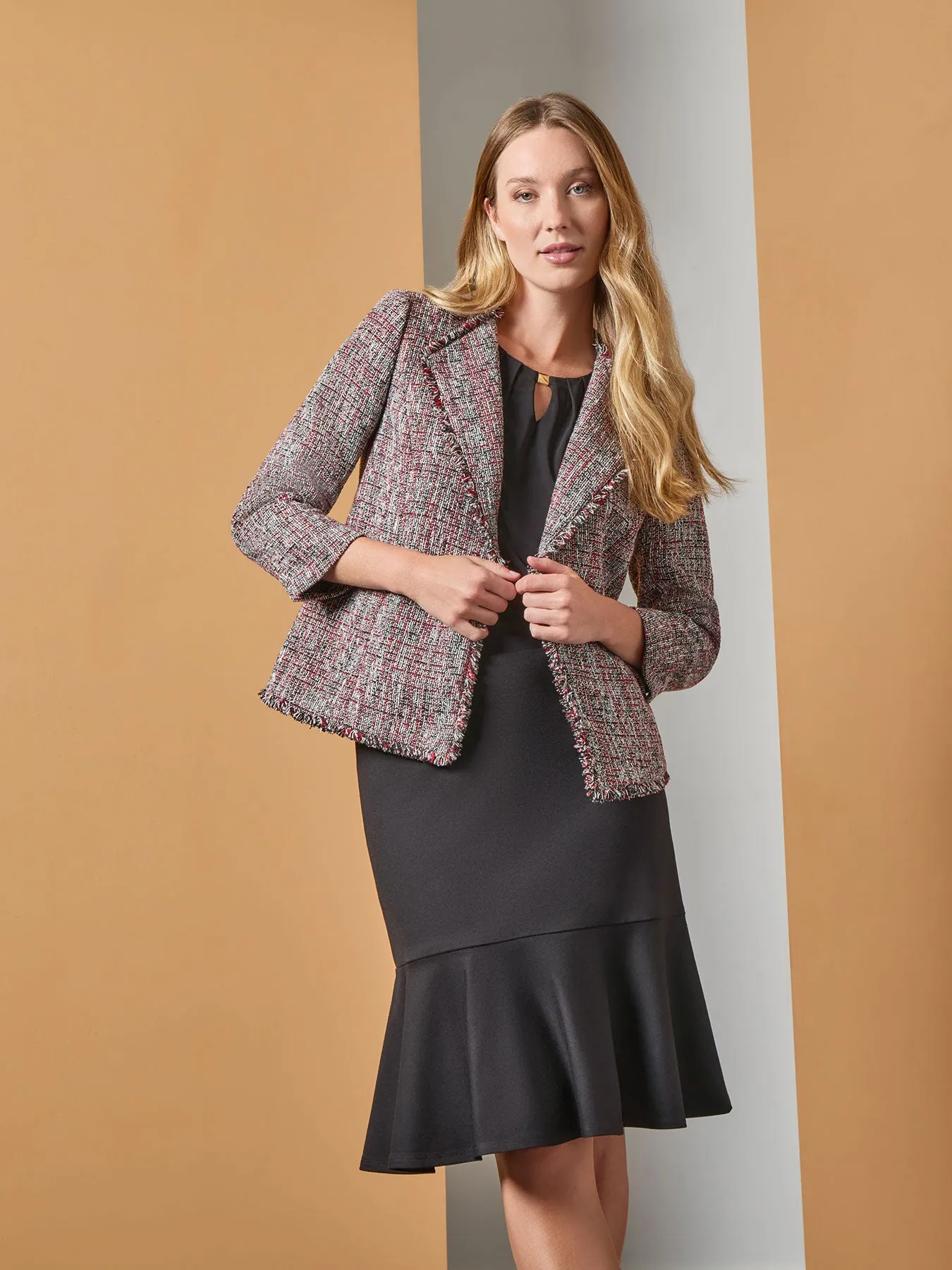 Petite Textured Tweed Jacket