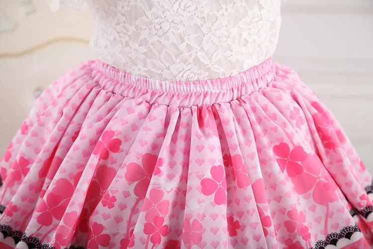 Pink Ruffled Princess Skirt