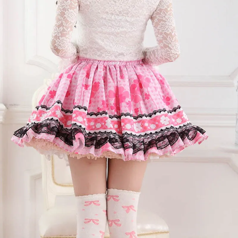 Pink Ruffled Princess Skirt