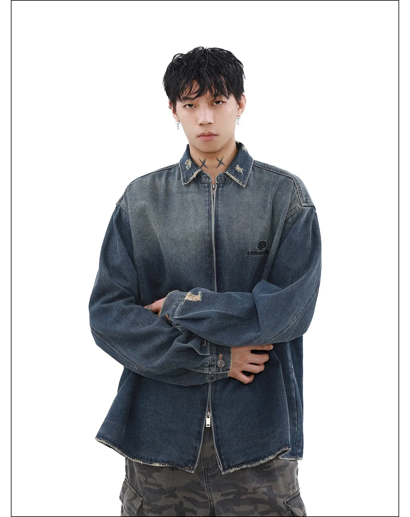 QS998A denim shirts