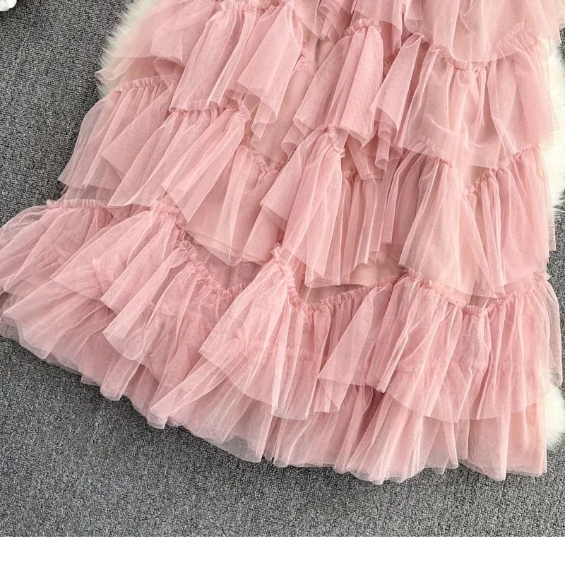 Rah-Rah Ruffled Tiers Tulle Tutu Skirts