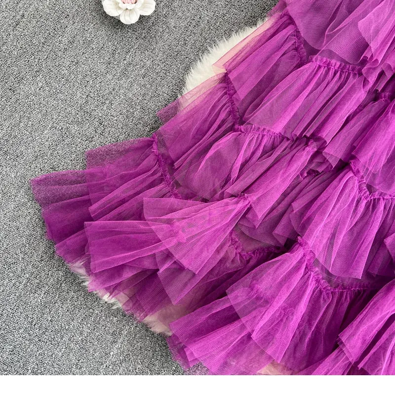 Rah-Rah Ruffled Tiers Tulle Tutu Skirts