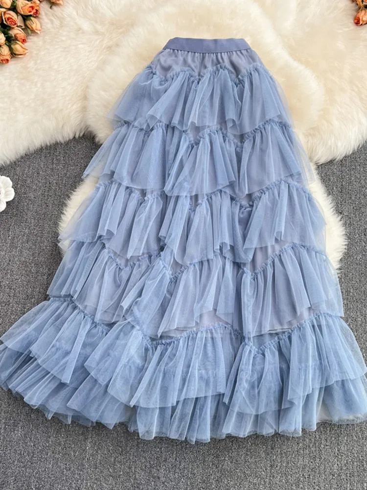 Rah-Rah Ruffled Tiers Tulle Tutu Skirts