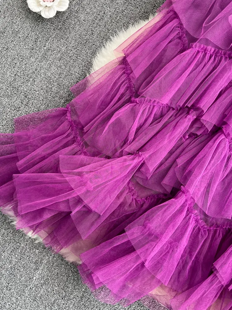 Rah-Rah Ruffled Tiers Tulle Tutu Skirts