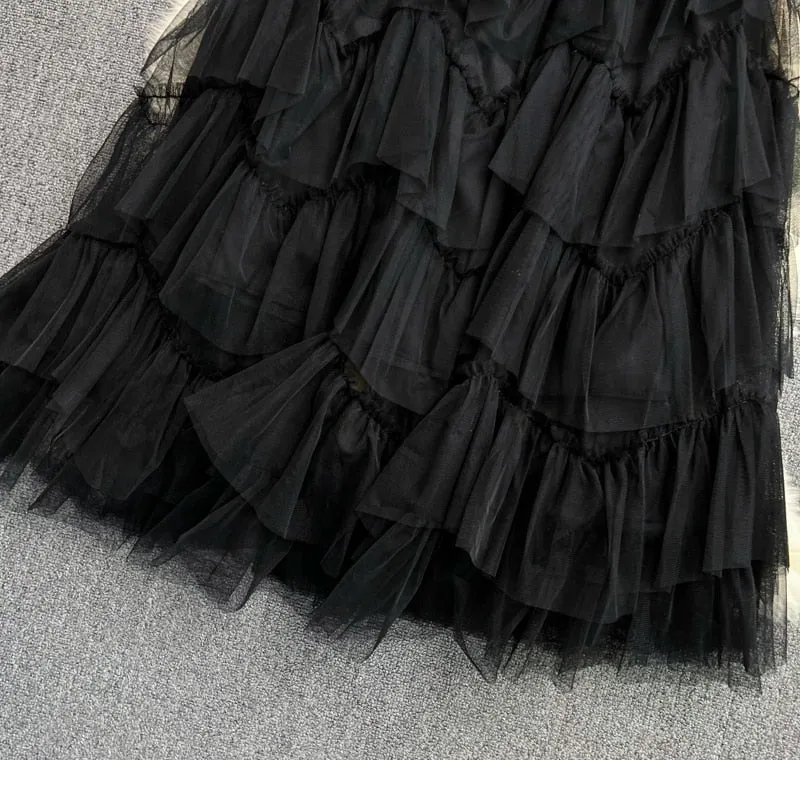 Rah-Rah Ruffled Tiers Tulle Tutu Skirts