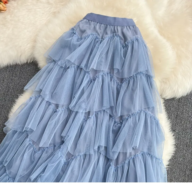 Rah-Rah Ruffled Tiers Tulle Tutu Skirts