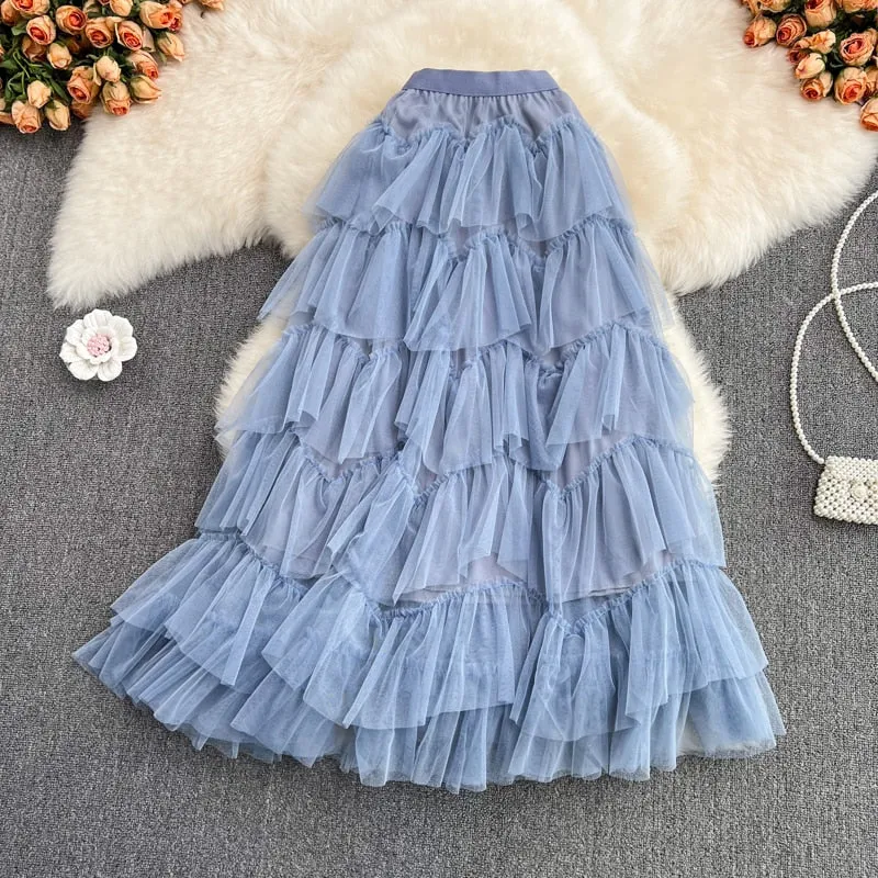 Rah-Rah Ruffled Tiers Tulle Tutu Skirts