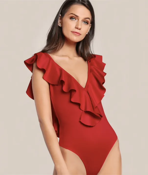 REECE RUFFLED BODYSUIT