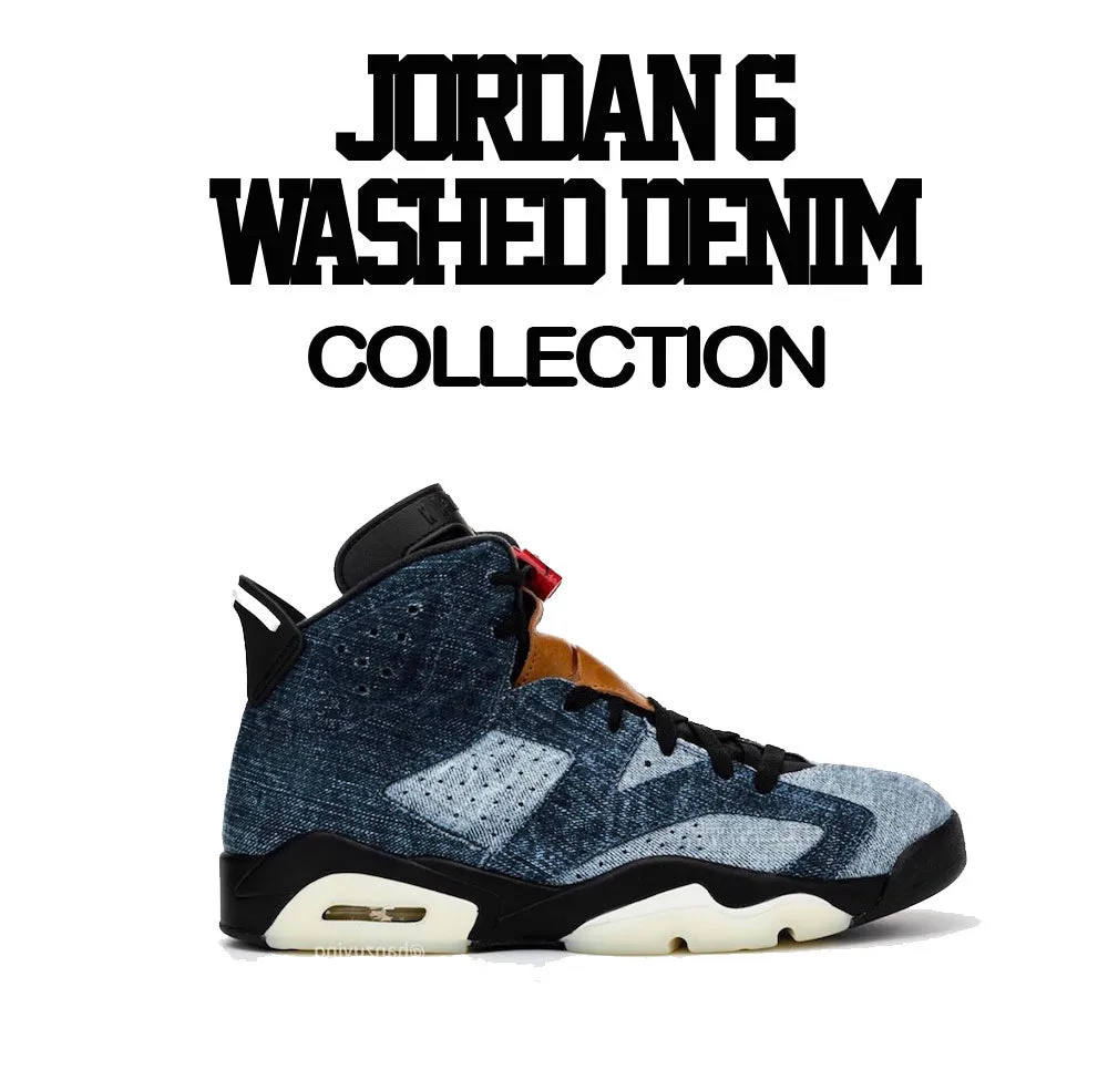 Retro 6 Washed Denim Repeat Shirt