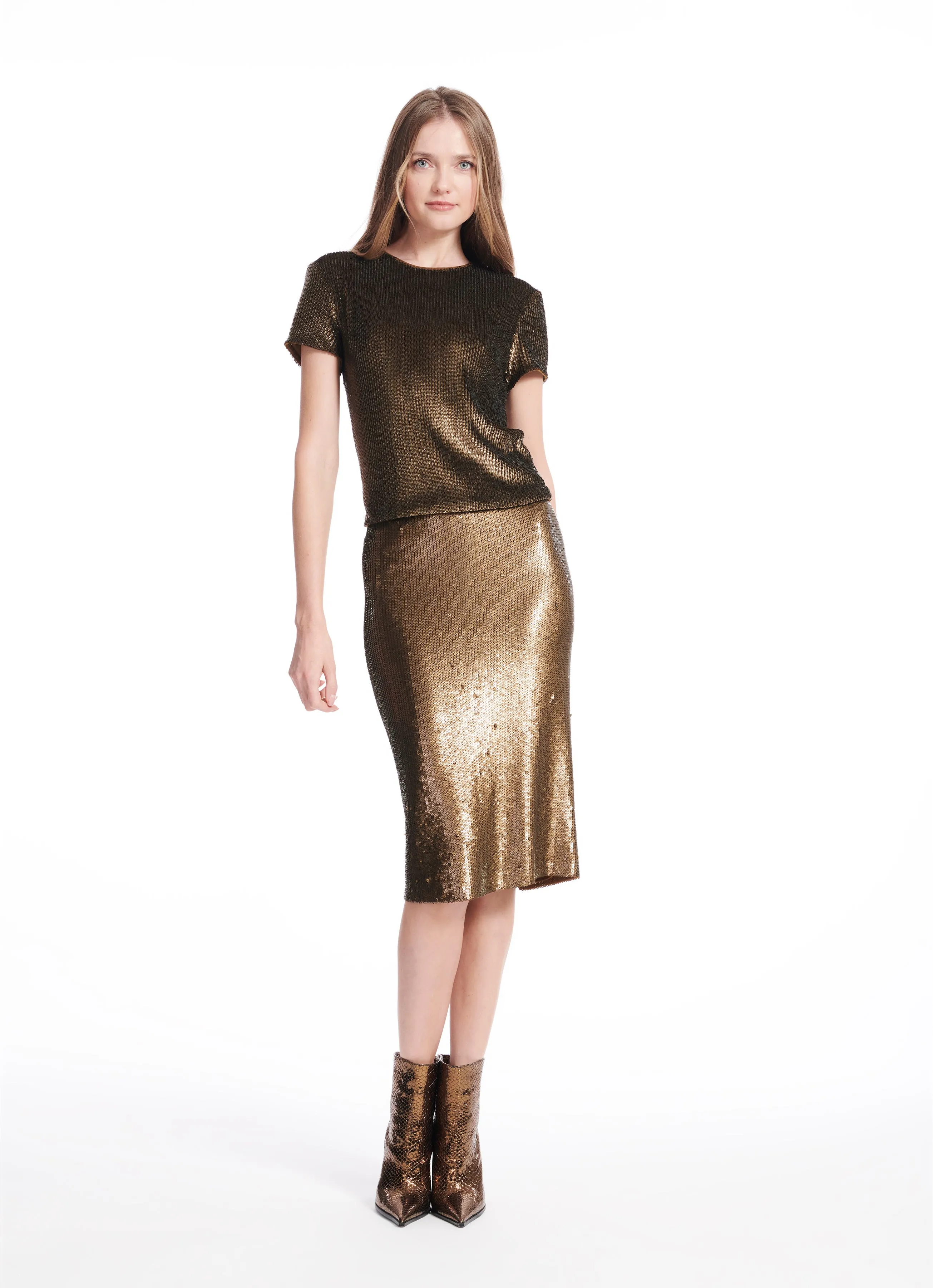 ROYAL SEQUIN TEE