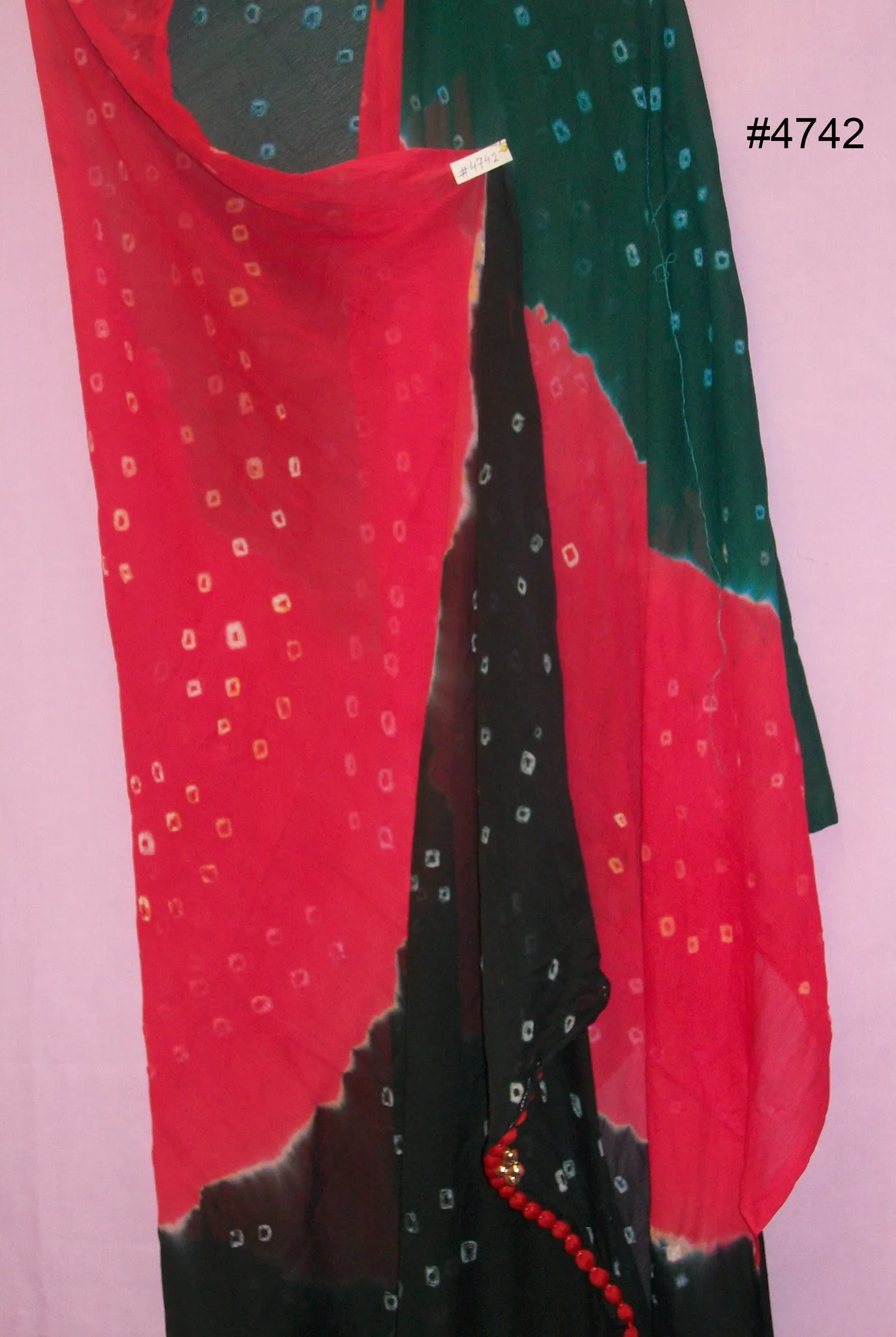 Scarf 4738 Georgette Tie Dye Dupatta Chunni Wrap Shawl Shieno Sarees