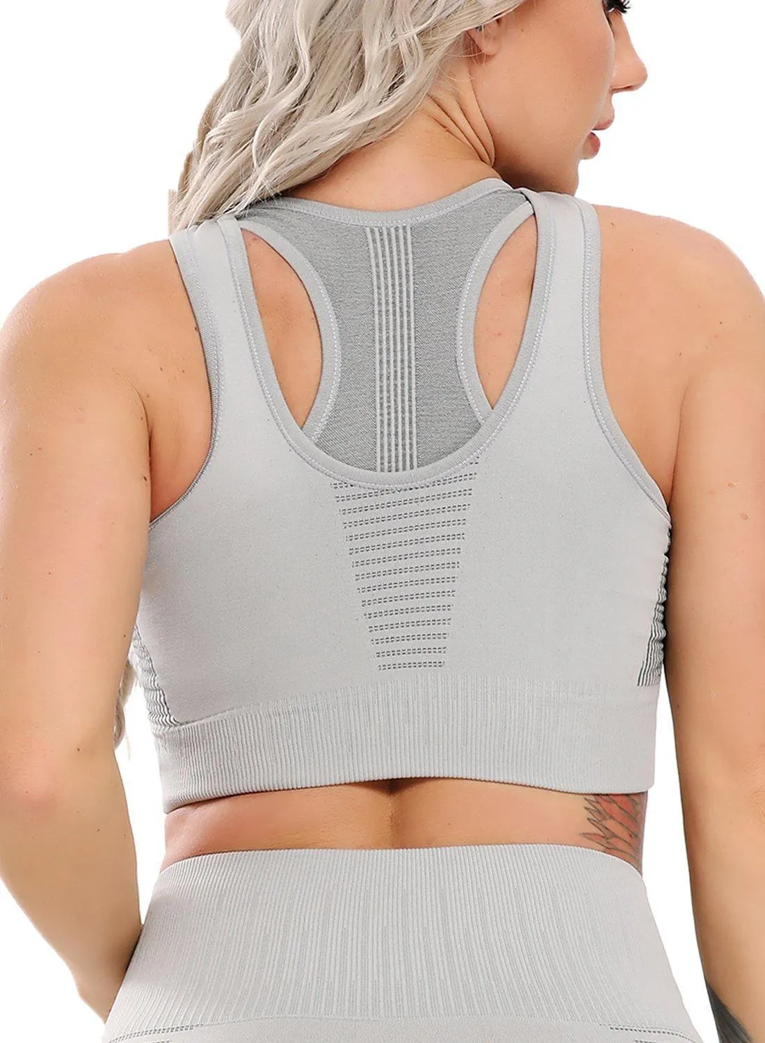 SEASUM Women Seamless Soft Sports Bras