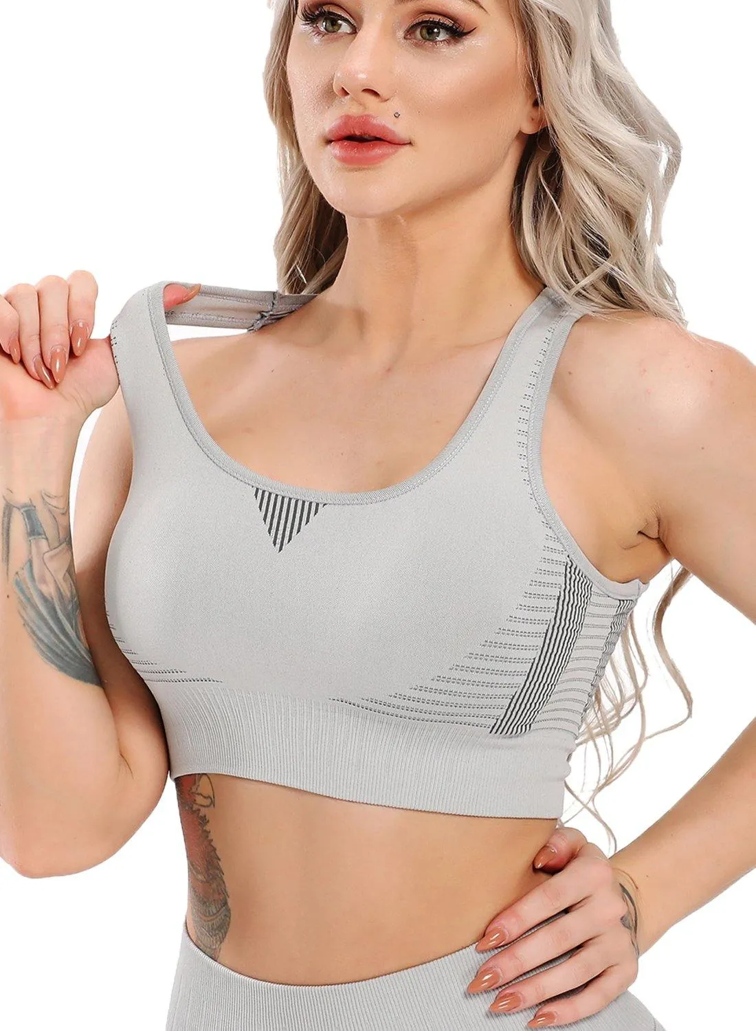 SEASUM Women Seamless Soft Sports Bras