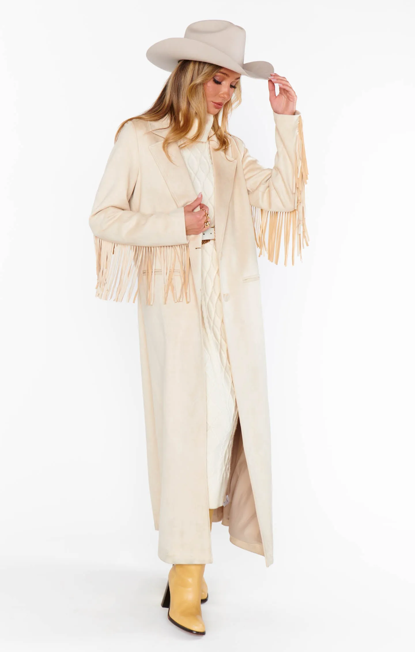 Sierra Fringe Maxi Jacket