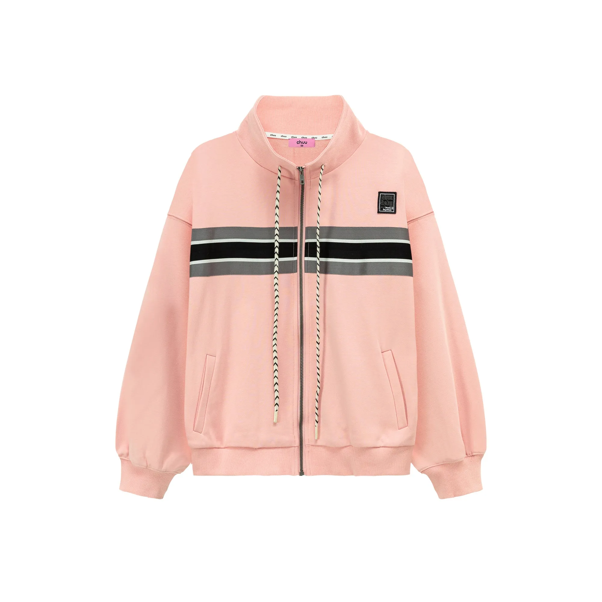 Through Time Zip-Up Loose-Fit Jacket