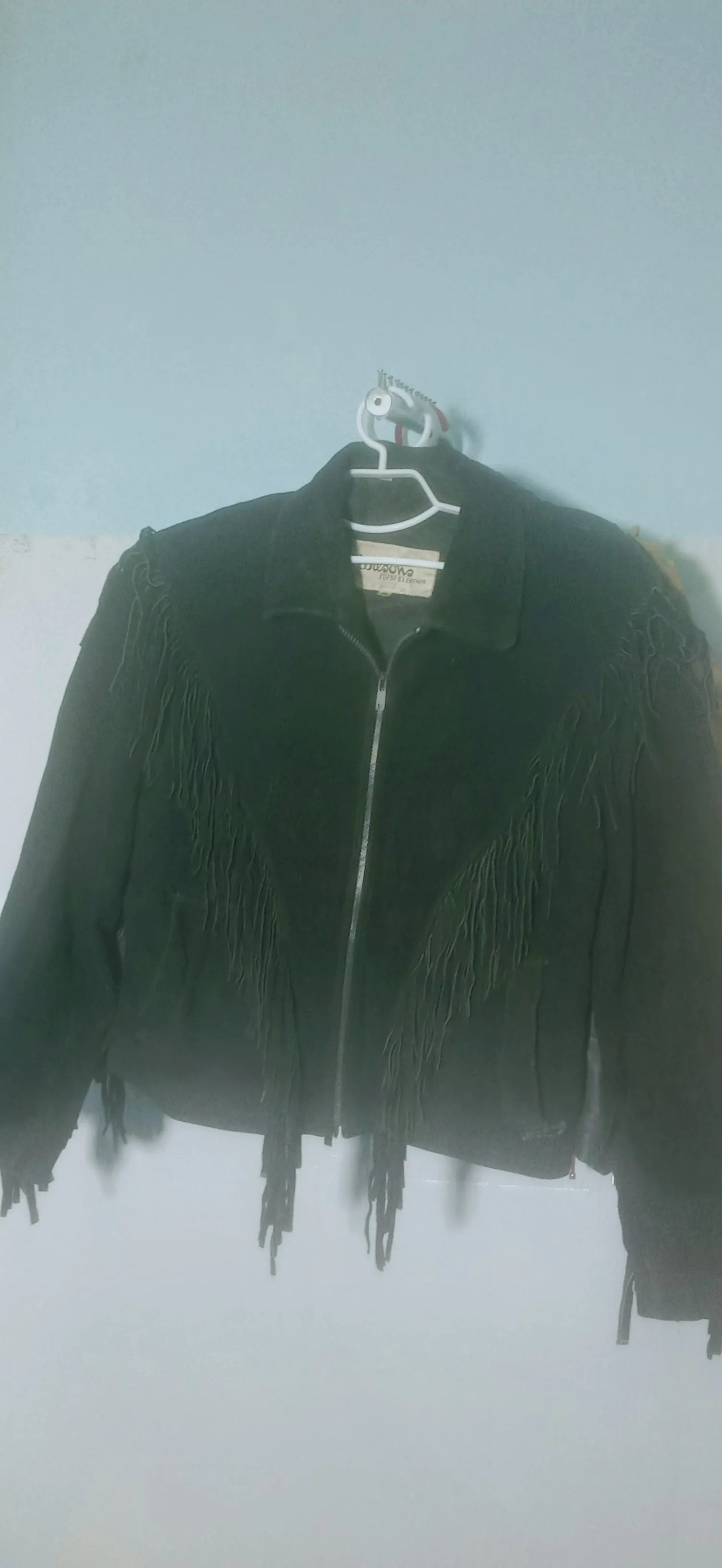 Vintage Leather motorcycle fringe jackets