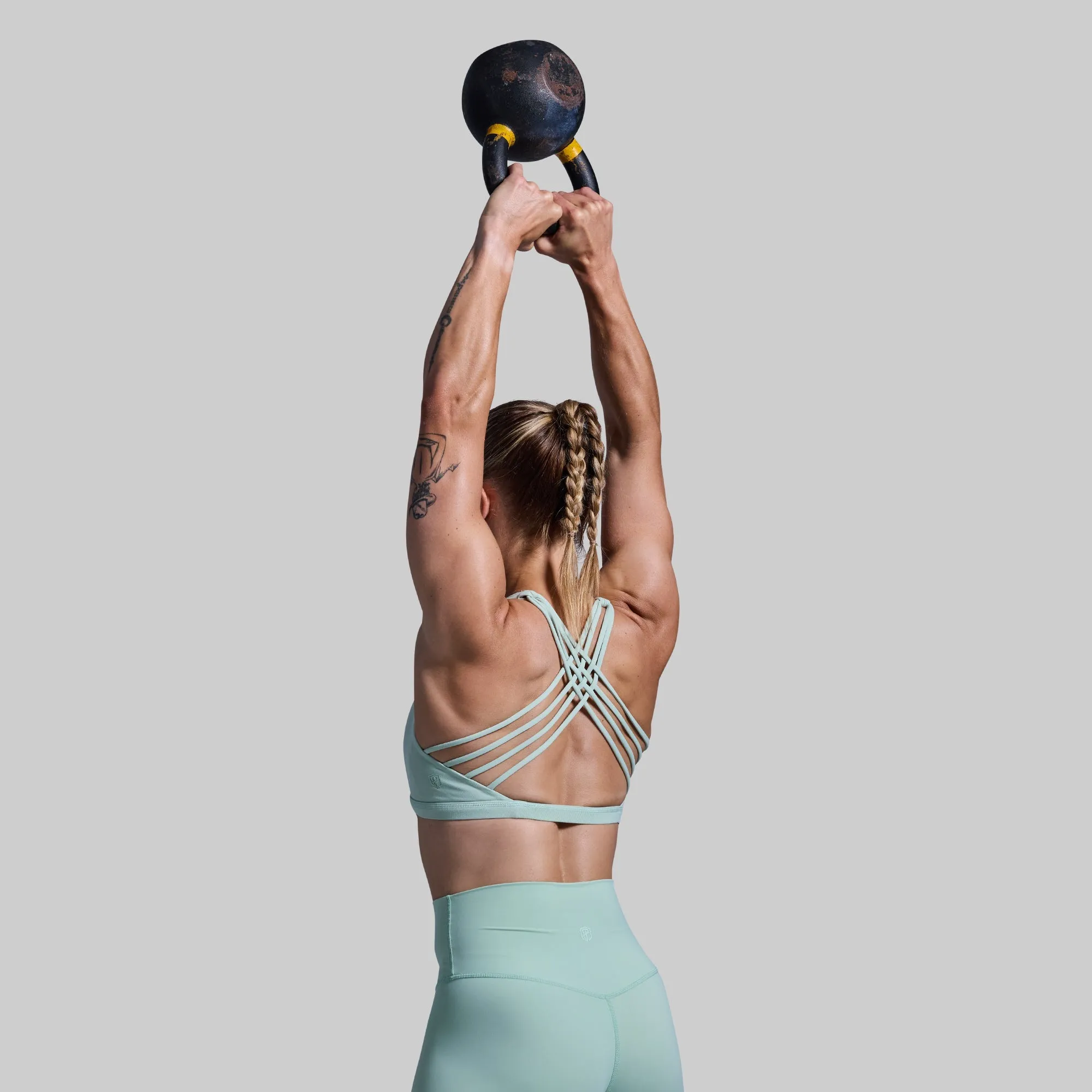 Vitality Sports Bra (Cameo Green)