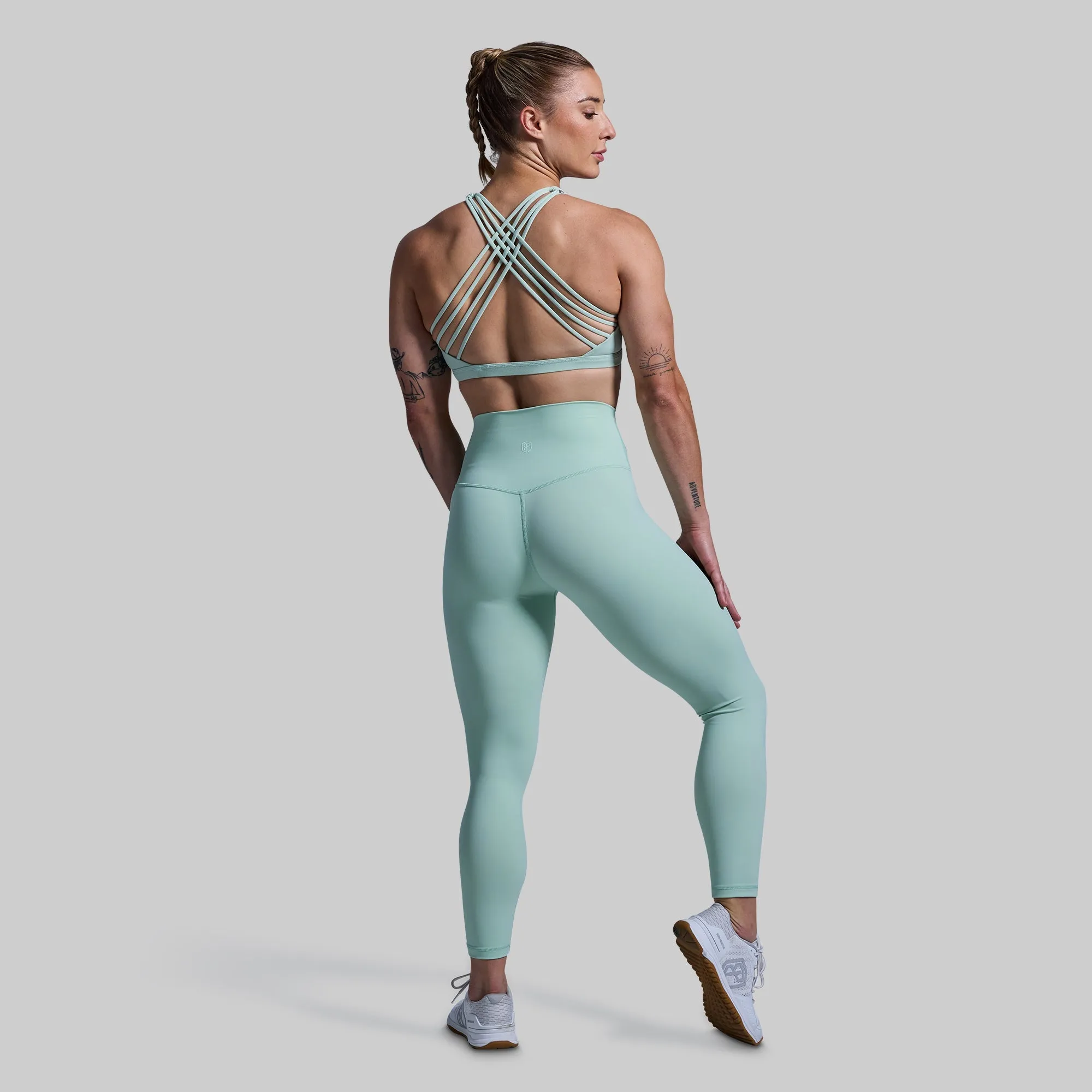 Vitality Sports Bra (Cameo Green)