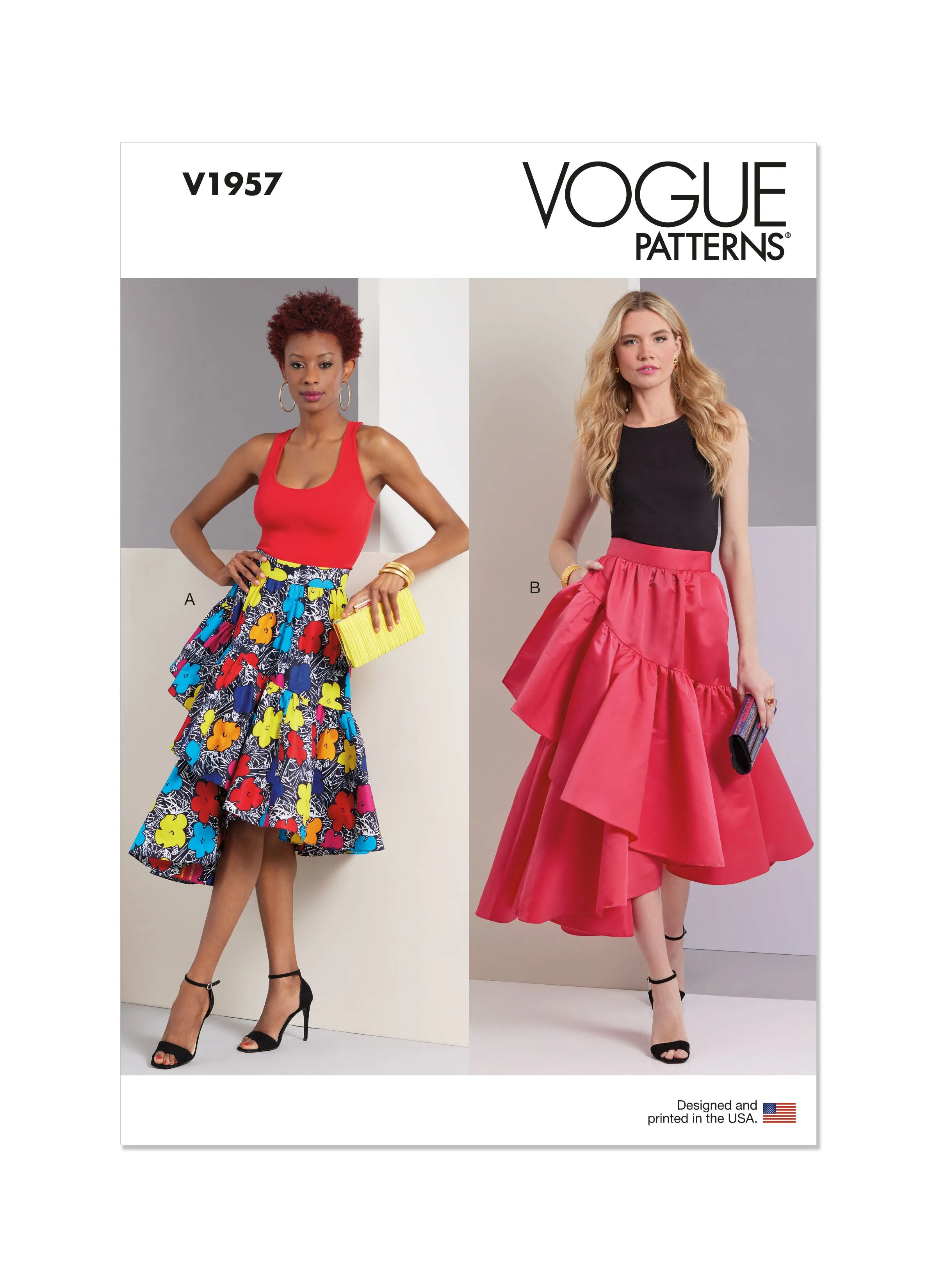 Vogue sewing pattern 1957 Misses' Skirts