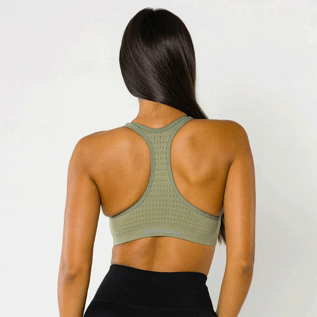 Zensah Seamless Running Sports Bra